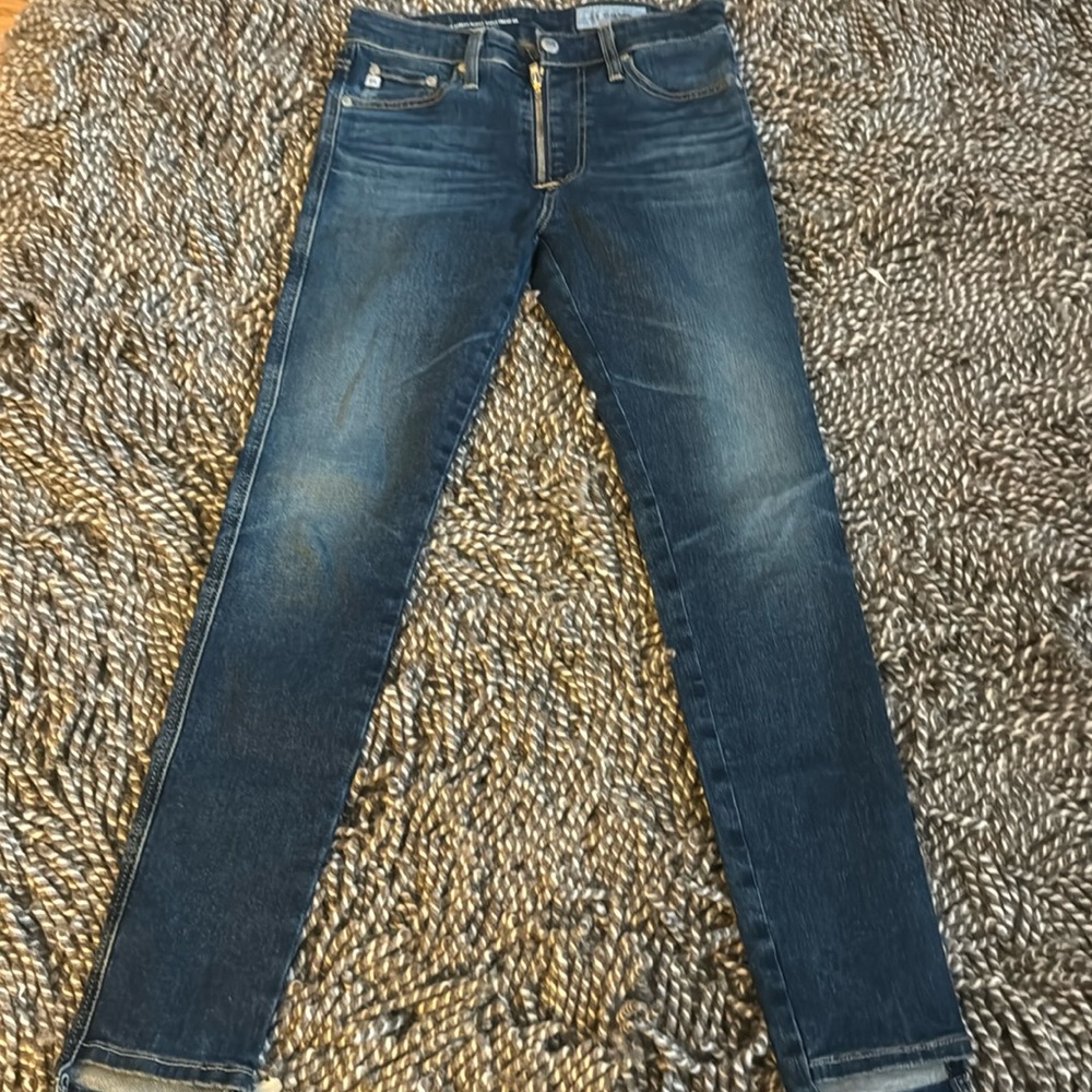 Dark wash AG Farrah Ankle Jean